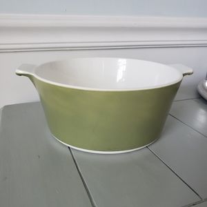 Vintage Corning Ware Avocado Green Casserole Dish